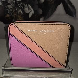 Marc Jacobs Pink and Tan Wallet